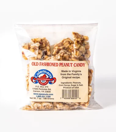 Coleman's old fashioned peanut candy, 7 oz bag